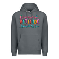 Rock i don't need your attitude i brought my own Premium Hoodie - MaliasSmallBusiness
