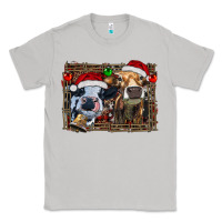 Moon Dust christmas heifers with leopard and cowhide background Classic Tee - RanaPortraitStore