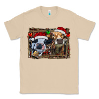 Mushroom christmas heifers with leopard and cowhide background Classic Tee - RanaPortraitStore