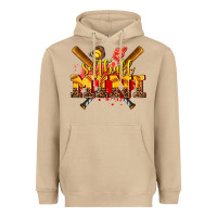 Mushroom softball mini Heavyweight Hoodie - AdoDesignShop