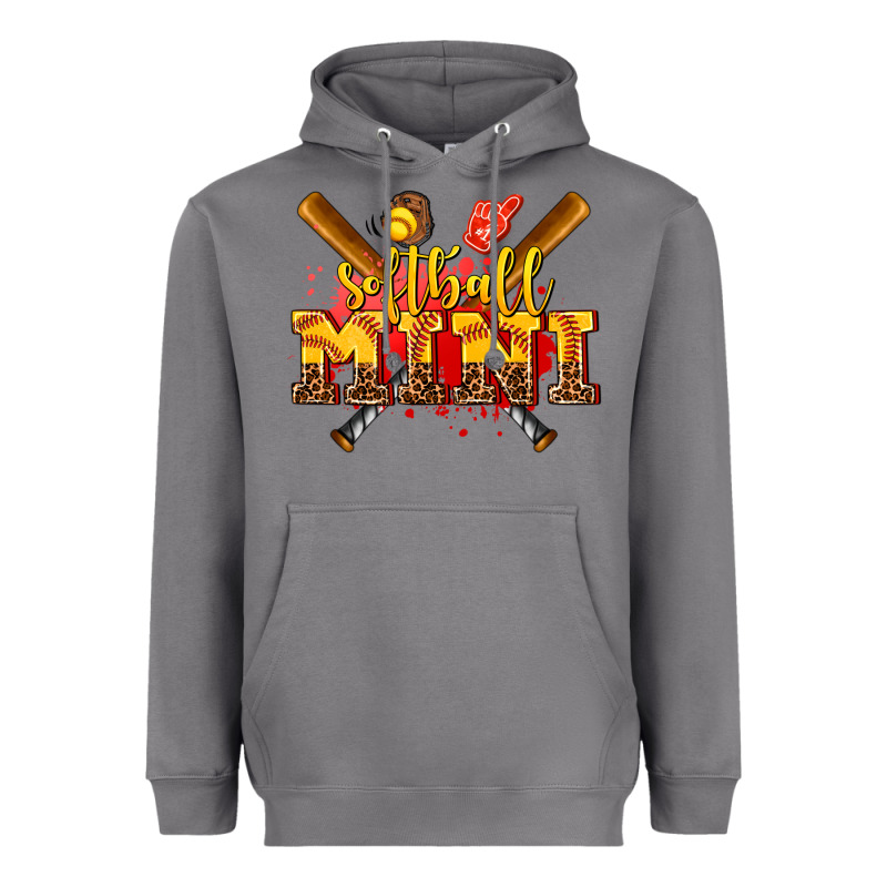 Softball Mini Heavyweight Hoodie by AdoDesignShop | Teevron