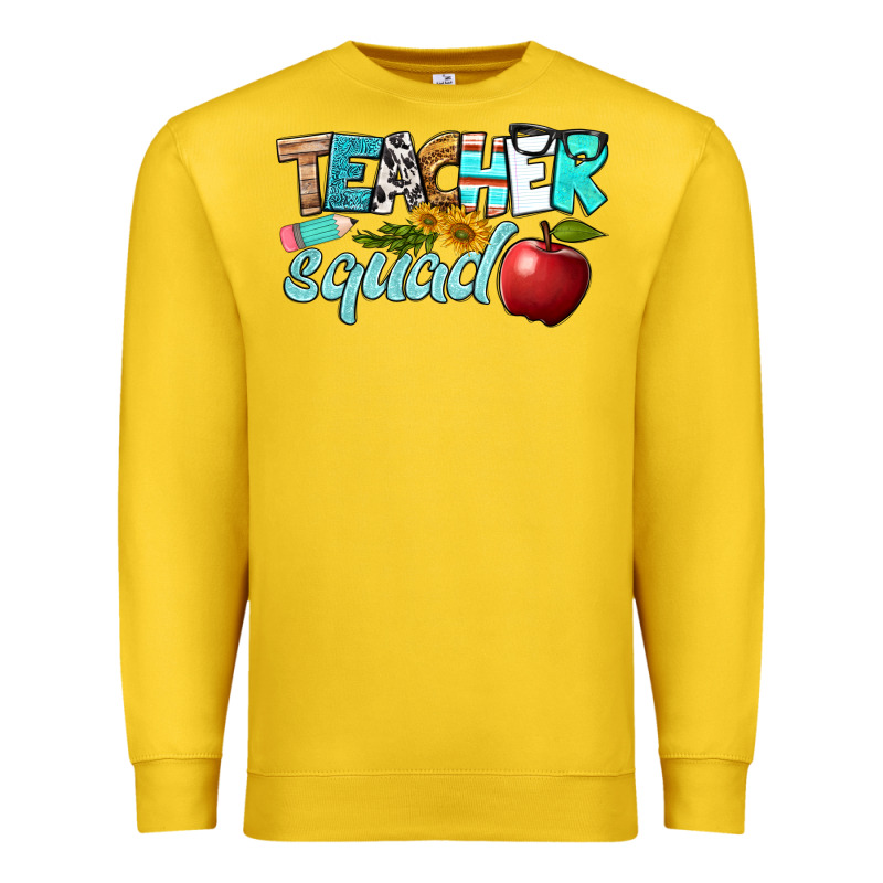 Teacher Squad Premium Sweatshirt by BundleAndBundleShop | Teevron