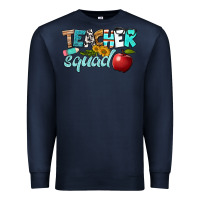 Navy teacher squad Premium Sweatshirt - BundleAndBundleShop