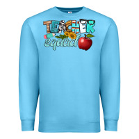 Ocean Blue teacher squad Premium Sweatshirt - BundleAndBundleShop
