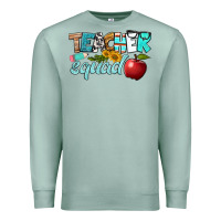 Seafoam teacher squad Premium Sweatshirt - BundleAndBundleShop