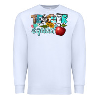 White teacher squad Premium Sweatshirt - BundleAndBundleShop
