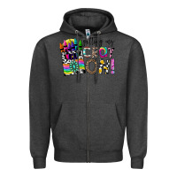 Charcoal Heather getting my cray on Zipper Hoodie - CowhideDigitalArt