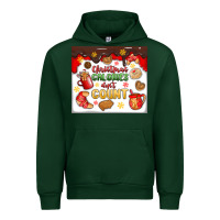 Forest Green christmas calories don't count Urban Hoodie - MaliasSmallBusiness