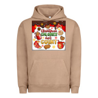 Pigment Burro christmas calories don't count Urban Hoodie - MaliasSmallBusiness