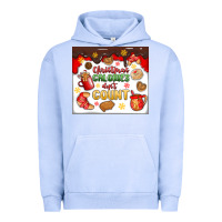 Pigment Grape Ice christmas calories don't count Urban Hoodie - MaliasSmallBusiness