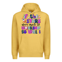 Antique Gold if the stars were made to worship so will i Premium Hoodie - MaliasSmallBusiness