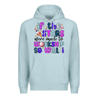 Blue Mist if the stars were made to worship so will i Premium Hoodie - MaliasSmallBusiness