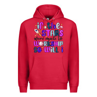 Cardinal if the stars were made to worship so will i Premium Hoodie - MaliasSmallBusiness