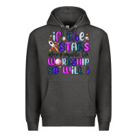 Charcoal Heather if the stars were made to worship so will i Premium Hoodie - MaliasSmallBusiness