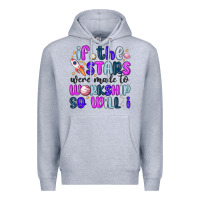 Heather Grey if the stars were made to worship so will i Premium Hoodie - MaliasSmallBusiness