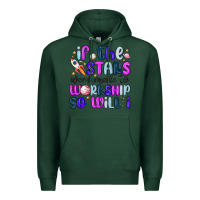 Sports Green if the stars were made to worship so will i Premium Hoodie - MaliasSmallBusiness