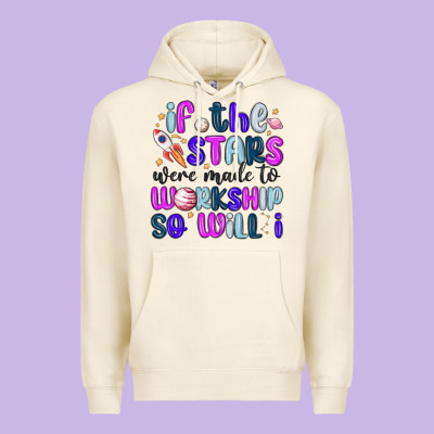 If The Stars Were Made To Worship So Will I Premium Hoodie Designed By Maliassmallbusiness