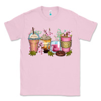 Bubblegum Pink flowers coffee cups Classic Tee - Zillion Design Studio
