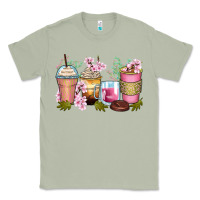 Matcha flowers coffee cups Classic Tee - Zillion Design Studio