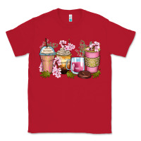 Red flowers coffee cups Classic Tee - Zillion Design Studio