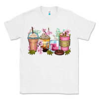 White flowers coffee cups Classic Tee - Zillion Design Studio