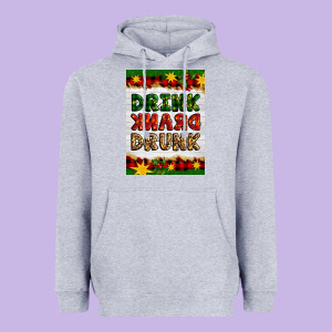 Christmas Drink Drank Drunk Heavyweight Hoodie Designed By Artiststas
