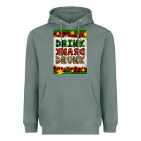 Sage Christmas Drink Drank Drunk Heavyweight Hoodie - Artiststas