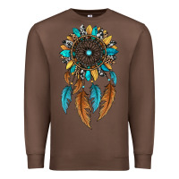Chestnut dreamer catcher sunflower Premium Sweatshirt - JahusDesignShop