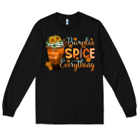 Black pumpkin spice everything Long Sleeve Tee - Zillion Design Studio