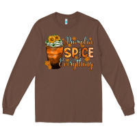 Chestnut pumpkin spice everything Long Sleeve Tee - Zillion Design Studio
