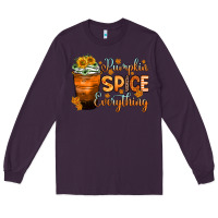 Plum pumpkin spice everything Long Sleeve Tee - Zillion Design Studio