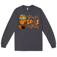 Smoke pumpkin spice everything Long Sleeve Tee - Zillion Design Studio