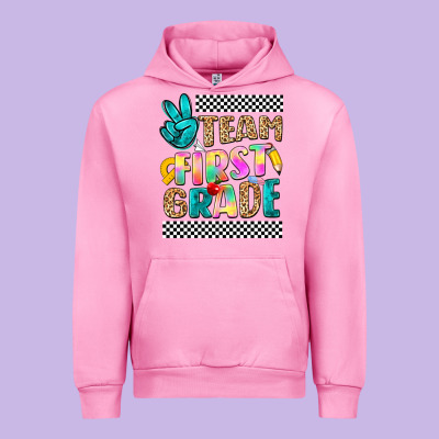 Team First Grade Urban Hoodie Designed By Nancycooperartshop