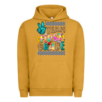 Pigment Peanut Butter team first grade Urban Hoodie - NancyCooperArtShop