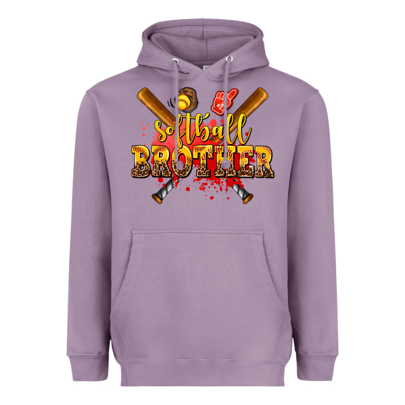 Softball Brother Heavyweight Hoodie by AdoDesignShop | Teevron