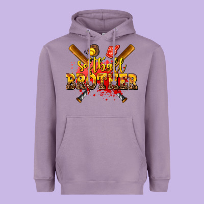 Softball Brother Heavyweight Hoodie Designed By Adodesignshop