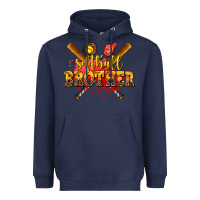 Navy softball brother Heavyweight Hoodie - AdoDesignShop