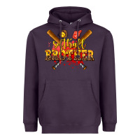 Plum softball brother Heavyweight Hoodie - AdoDesignShop