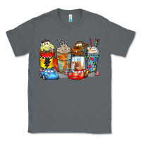 Charcoal Heather cartoon characters coffee cups Classic Tee - Zillion Design Studio