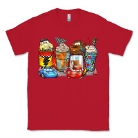 Red cartoon characters coffee cups Classic Tee - Zillion Design Studio