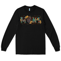 Black western mini black highland calf Long Sleeve Tee - RanaPortraitStore