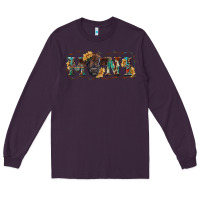 Plum western mini black highland calf Long Sleeve Tee - RanaPortraitStore