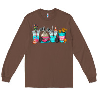 Chestnut race day coffe cup Long Sleeve Tee - AdoDesignShop