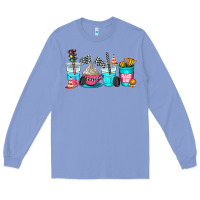 Colony Blue race day coffe cup Long Sleeve Tee - AdoDesignShop