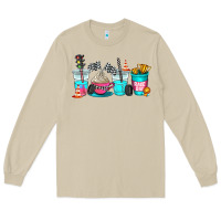 Mushroom race day coffe cup Long Sleeve Tee - AdoDesignShop