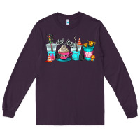 Plum race day coffe cup Long Sleeve Tee - AdoDesignShop
