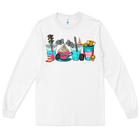 White race day coffe cup Long Sleeve Tee - AdoDesignShop