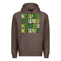 Coffee howdy st patrick s day Premium Hoodie - MaliasSmallBusiness