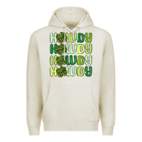 Oatmeal Heather howdy st patrick s day Premium Hoodie - MaliasSmallBusiness