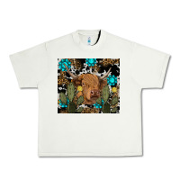 Pistachio western cow Urban Heavy Tee - RanaPortraitStore